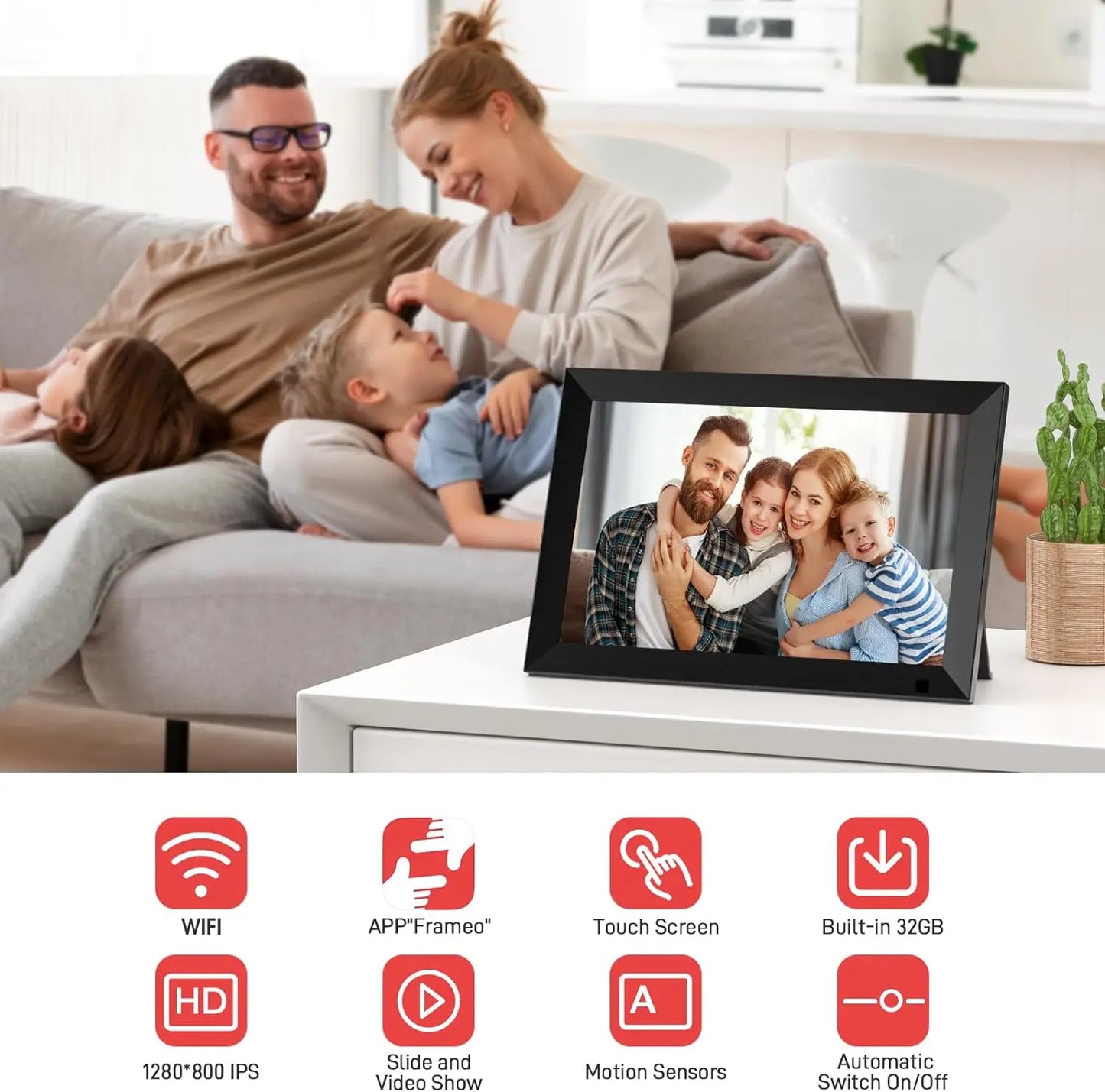 Smart WiFi Digital Photo Frame for Memorable Moments