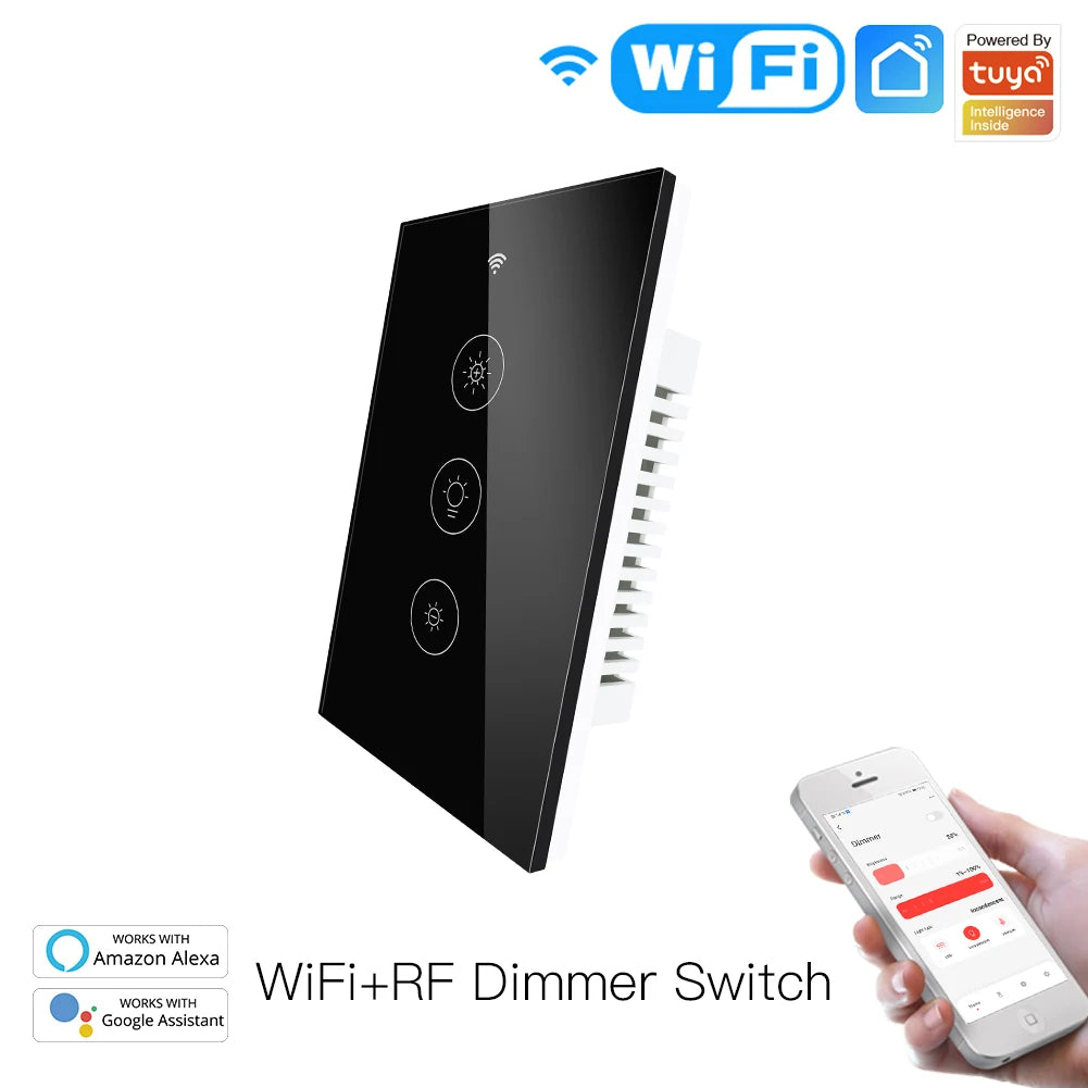 Smart WiFi Light Dimmer Switch Compatible with Alexa and Google