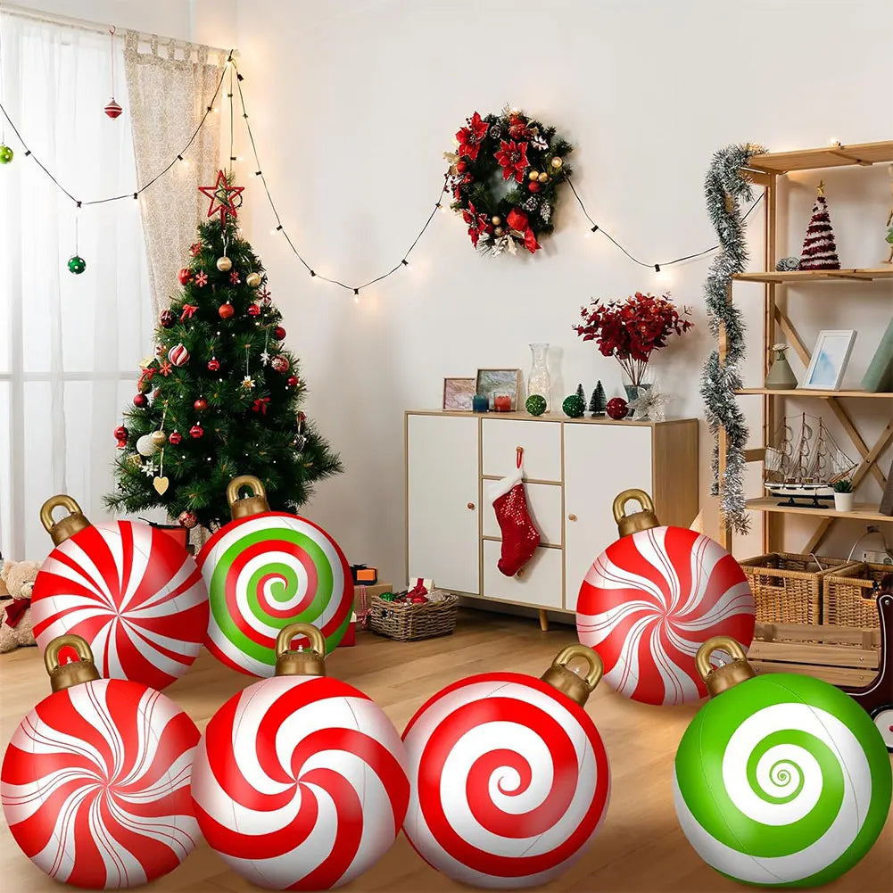 Inflatable Christmas Ball With LED Lights Remote Control