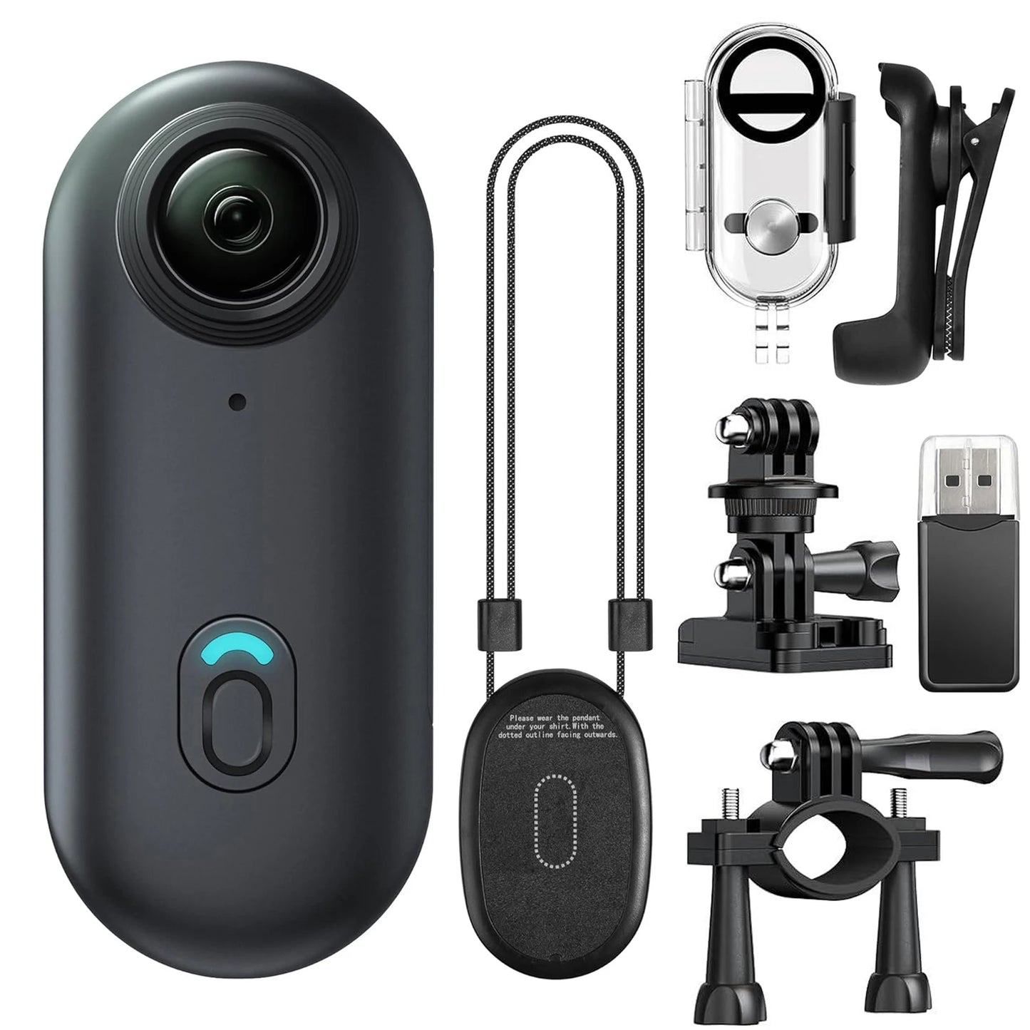 4K Mini WIFI Action Camera with Waterproof Helmet Mount Vlogging