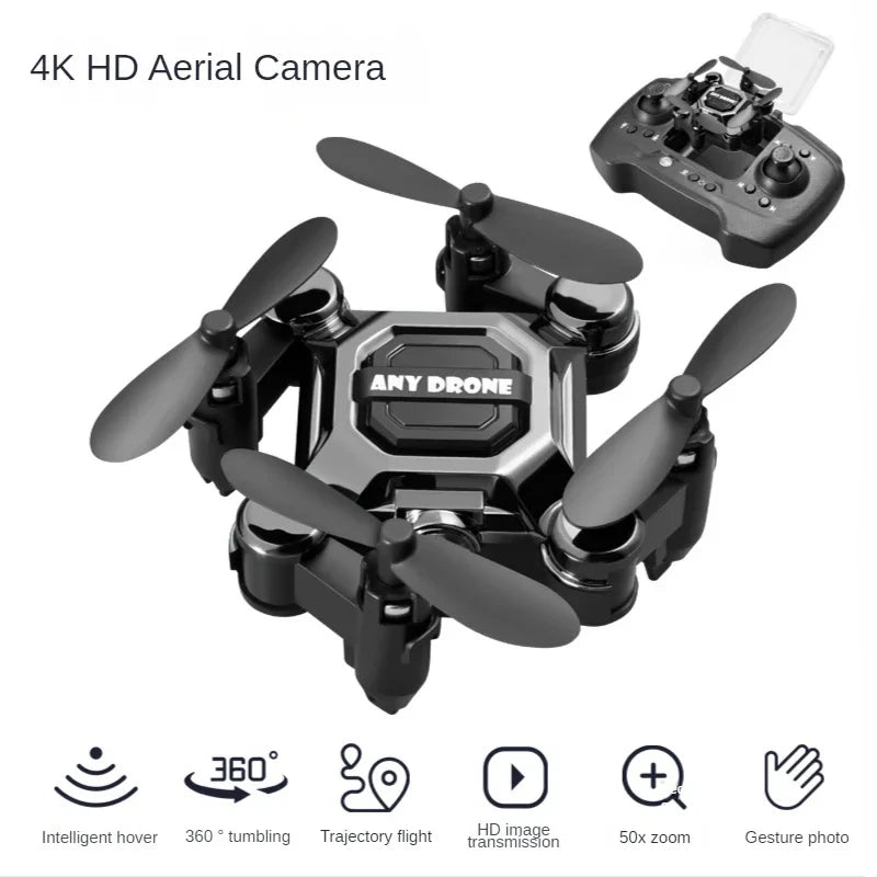 360 Degree 4K High Definition Rotating Mini Drone for Aerial Photography
