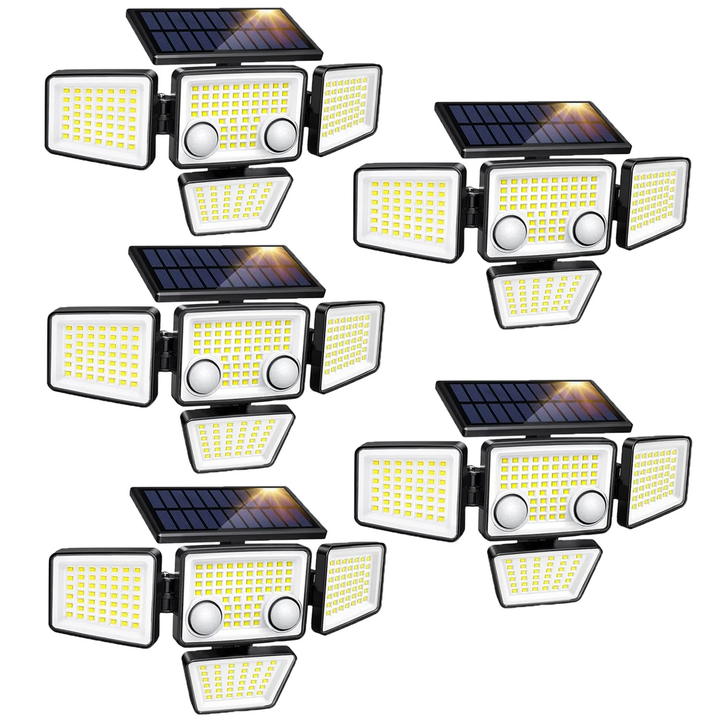 Solar Outdoor Lights - 3000LM 188 LED Motion Sensor Flood Security