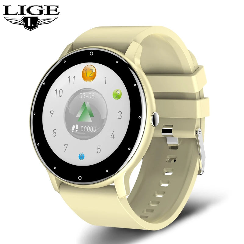 LIGE Smart Watch for Men with Touch Screen and Bluetooth Connectivity