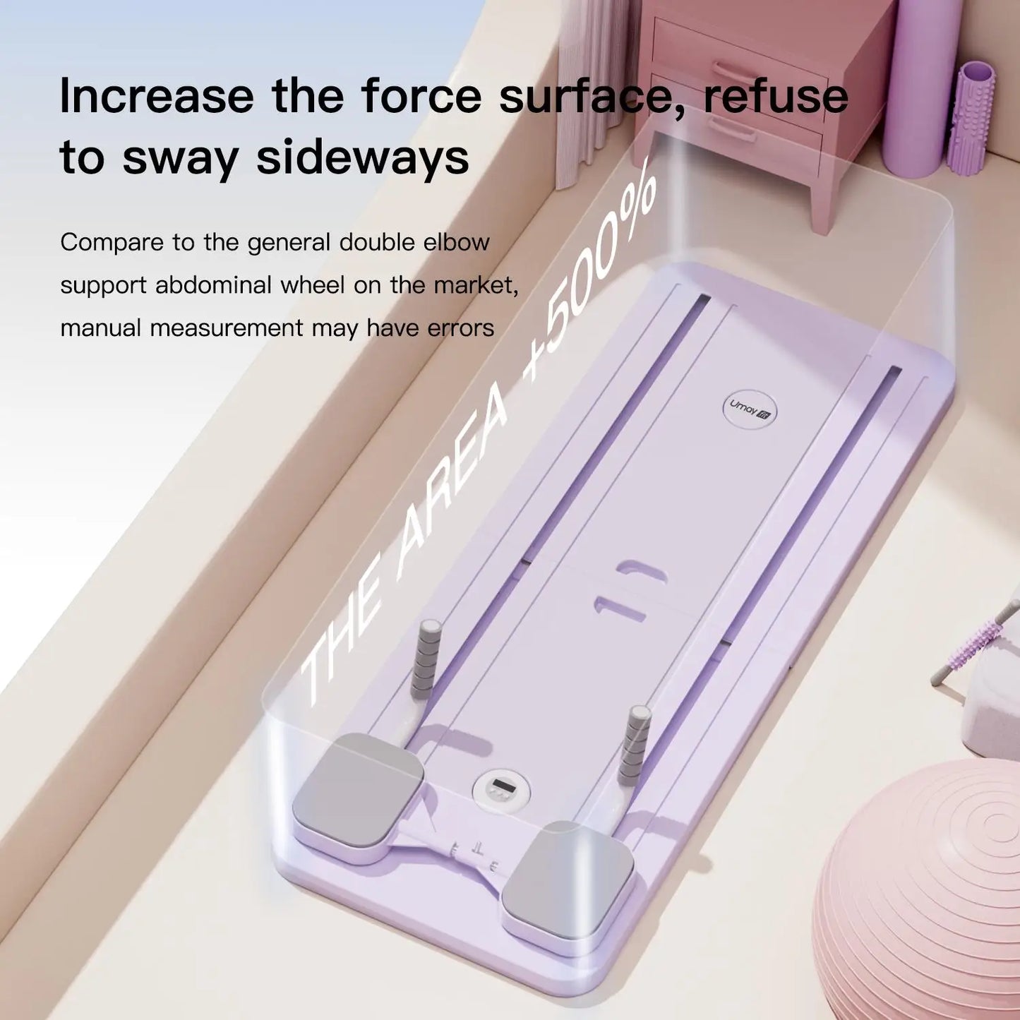 Umay Multifunctional Ab Exercise Board Home Pilates Reformer for Abdominal and Core Strength Training
