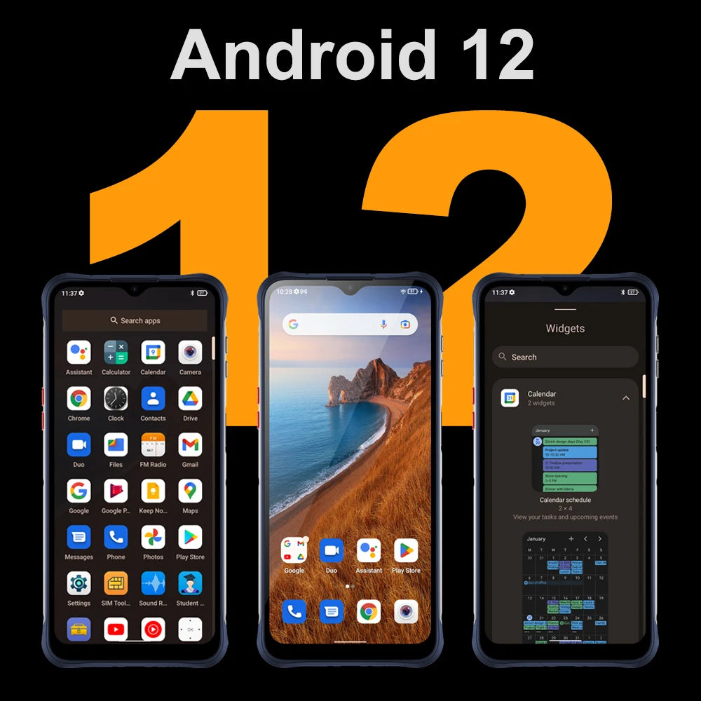 Unihertz Ticktock E 6000mAh Battery 6.5 Inch Android 12 Smartphone