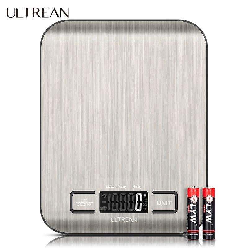 ULTREAN Digital Kitchen Scale with LCD Display and Tare Function
