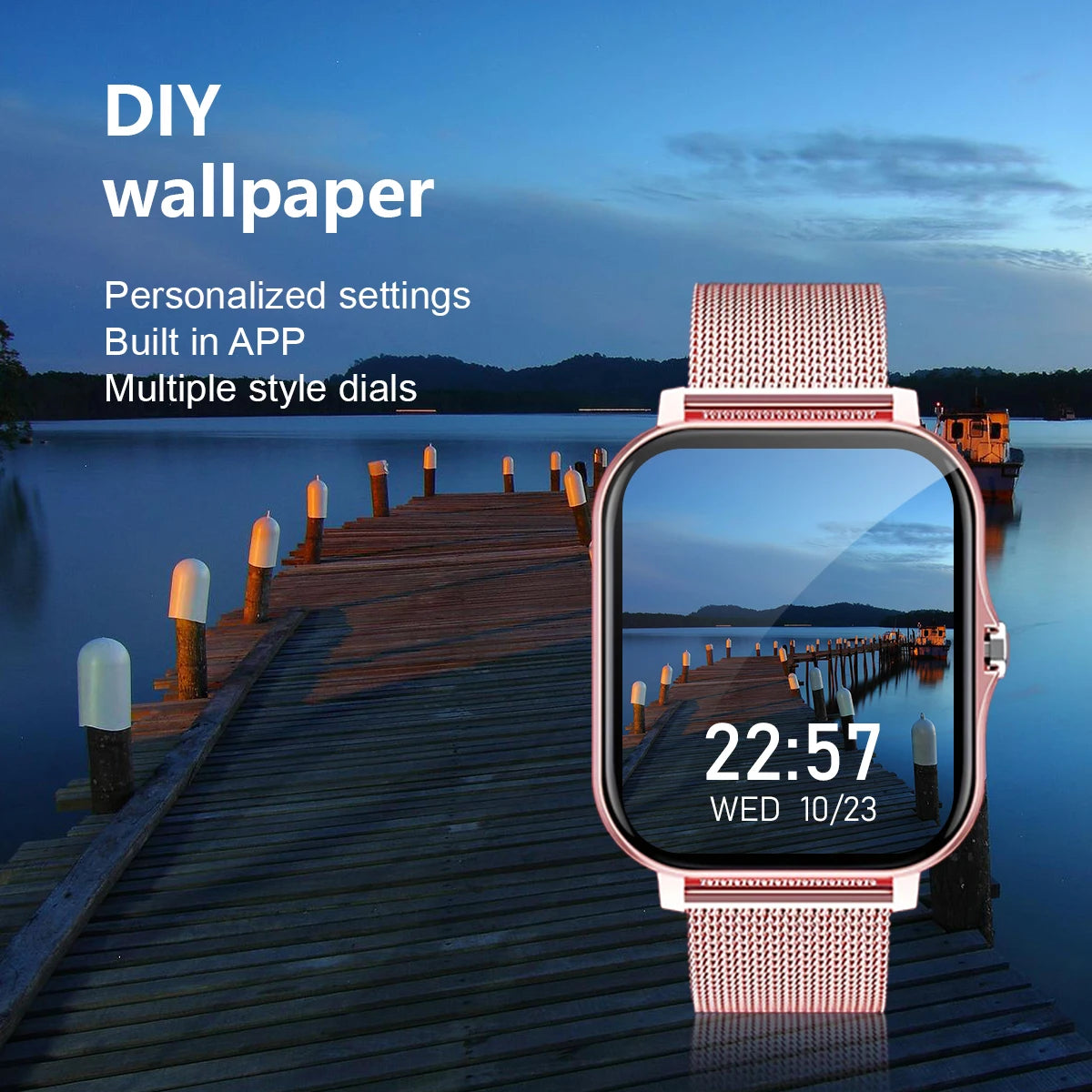 Smart Watch Wireless Calling Dial Sport Mode Fitness Monitor
