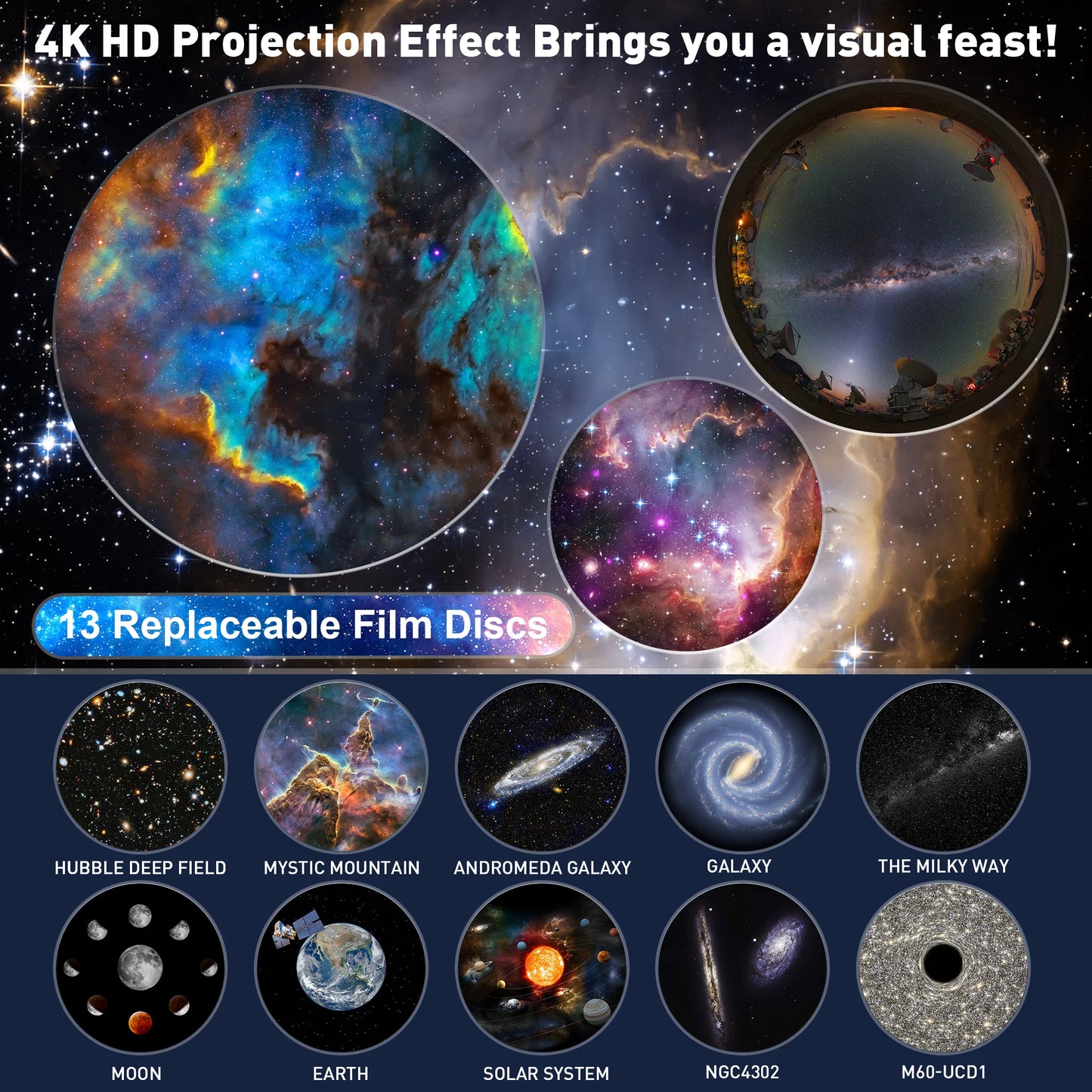 Galaxy Projector Planetarium Star Projector Night Light