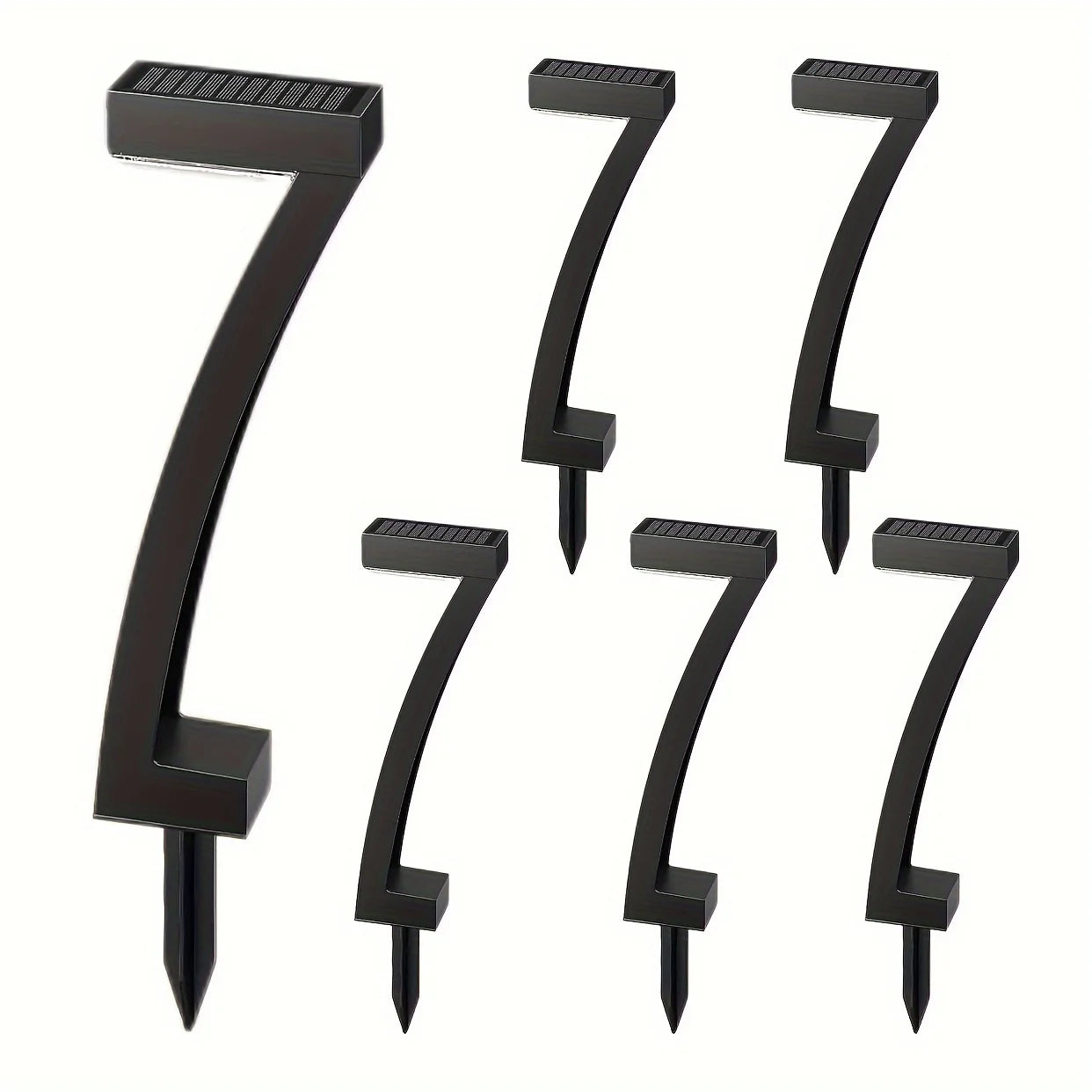 6Pack Bright Solar Outdoor Lights Pathway 12H Garden Lights Auto On Off Yard Walkway