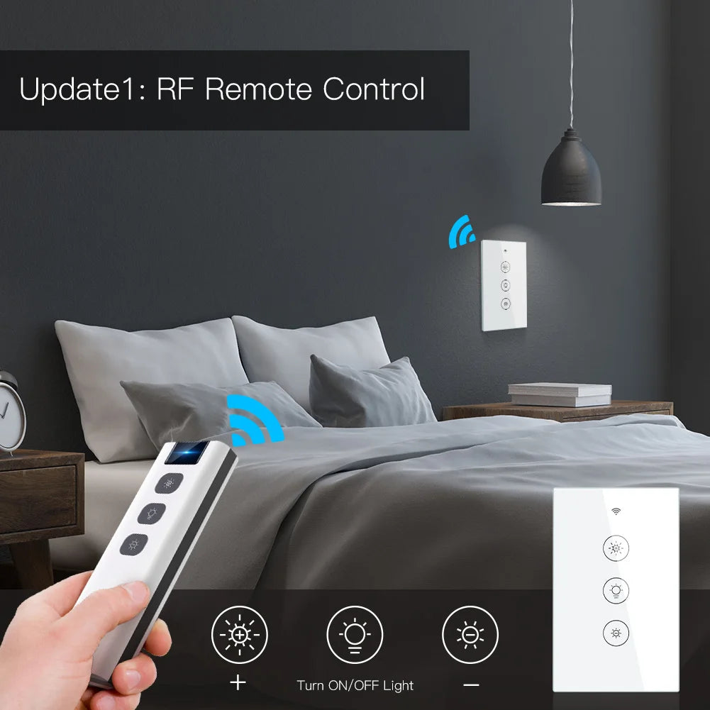 Smart WiFi Light Dimmer Switch Compatible with Alexa and Google