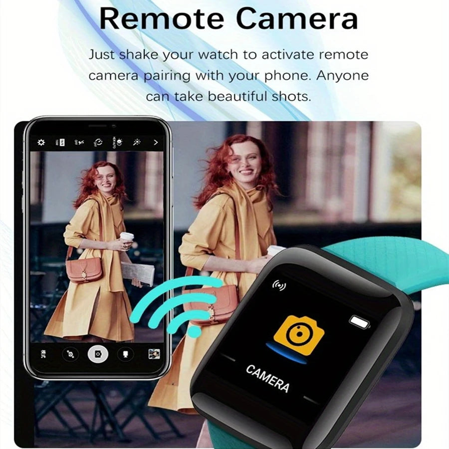 Smart Fitness Watch Heart Rate Tracker Message Alerts