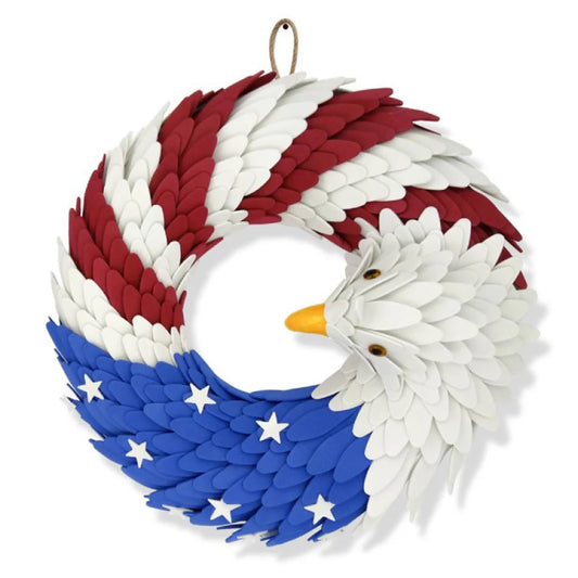 Independence Day Eagle Wreath for Front Door Decor