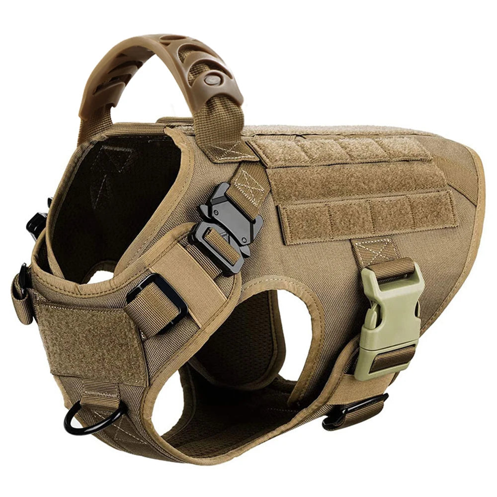 Large Dog Harness And Leash Set Pet German Shepherd Malinois Training