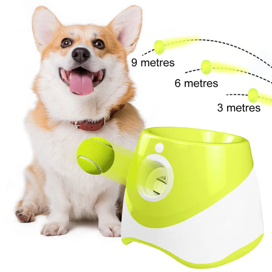 Automatic Dog Ball Launcher Interactive Fetch Easy Toy