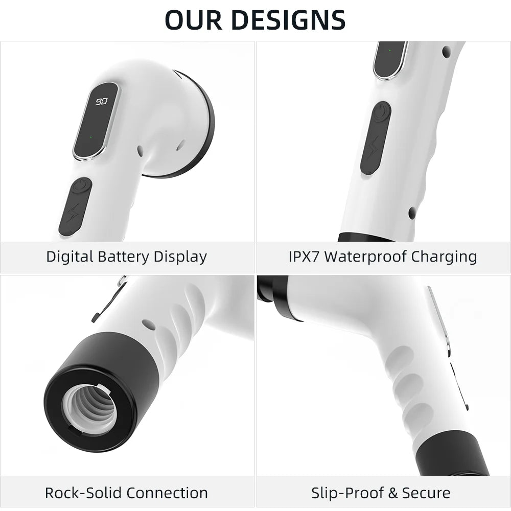 Viladepot 9 in 1 Electric Cleaning Brush for All Surfaces