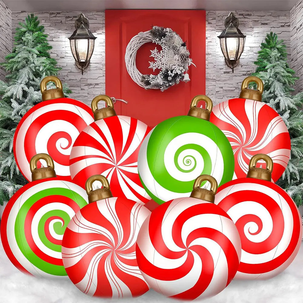 Inflatable Christmas Ball With LED Lights Remote Control