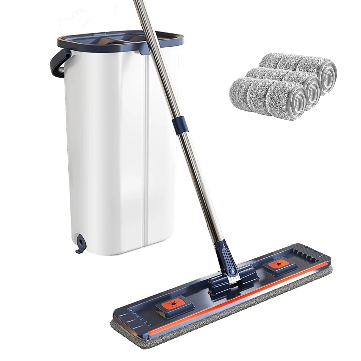 Easy Clean Floor Washing Mop with Separate Water Bucket