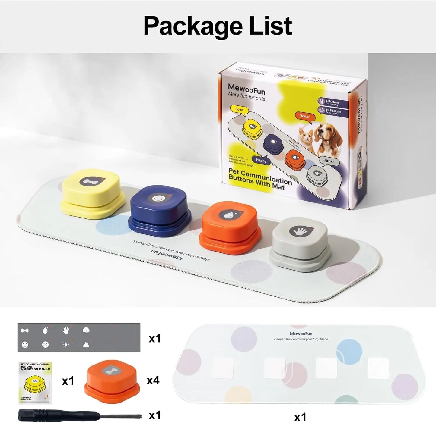 Interactive Dog Communication Buttons for Training and Fun