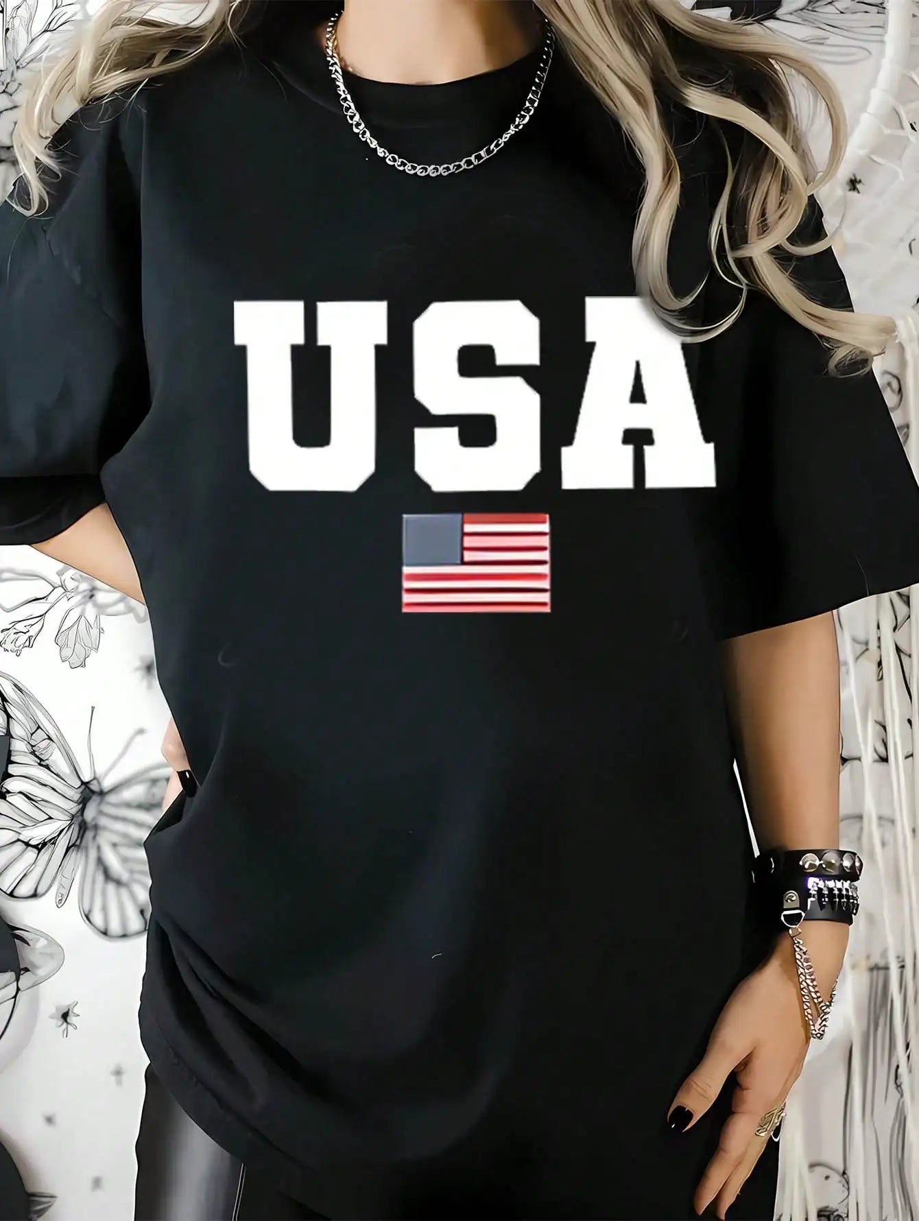 American Flag Shirts For Women 4th Of July Tops USA Print T Shirt Proud T Shirt Comfort Neck Short Casual Short Sleeve American