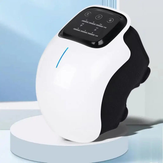 Cordless Knee Massager with Heat and Vibration for Comfort
