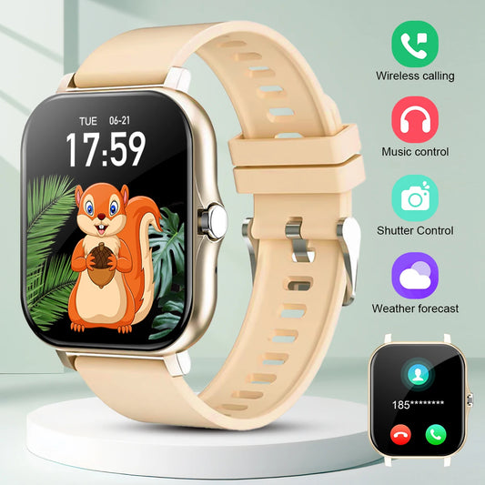 Smart Watch Bluetooth Call Smartwatch Touch Dial Music Fitness