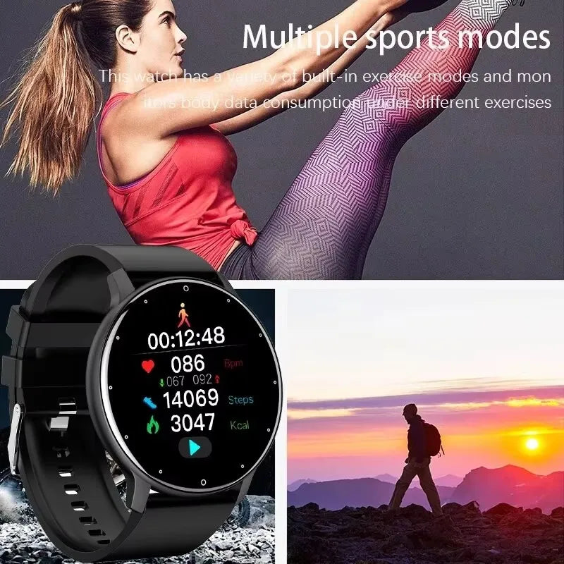 LIGE Smart Watch for Men with Touch Screen and Bluetooth Connectivity