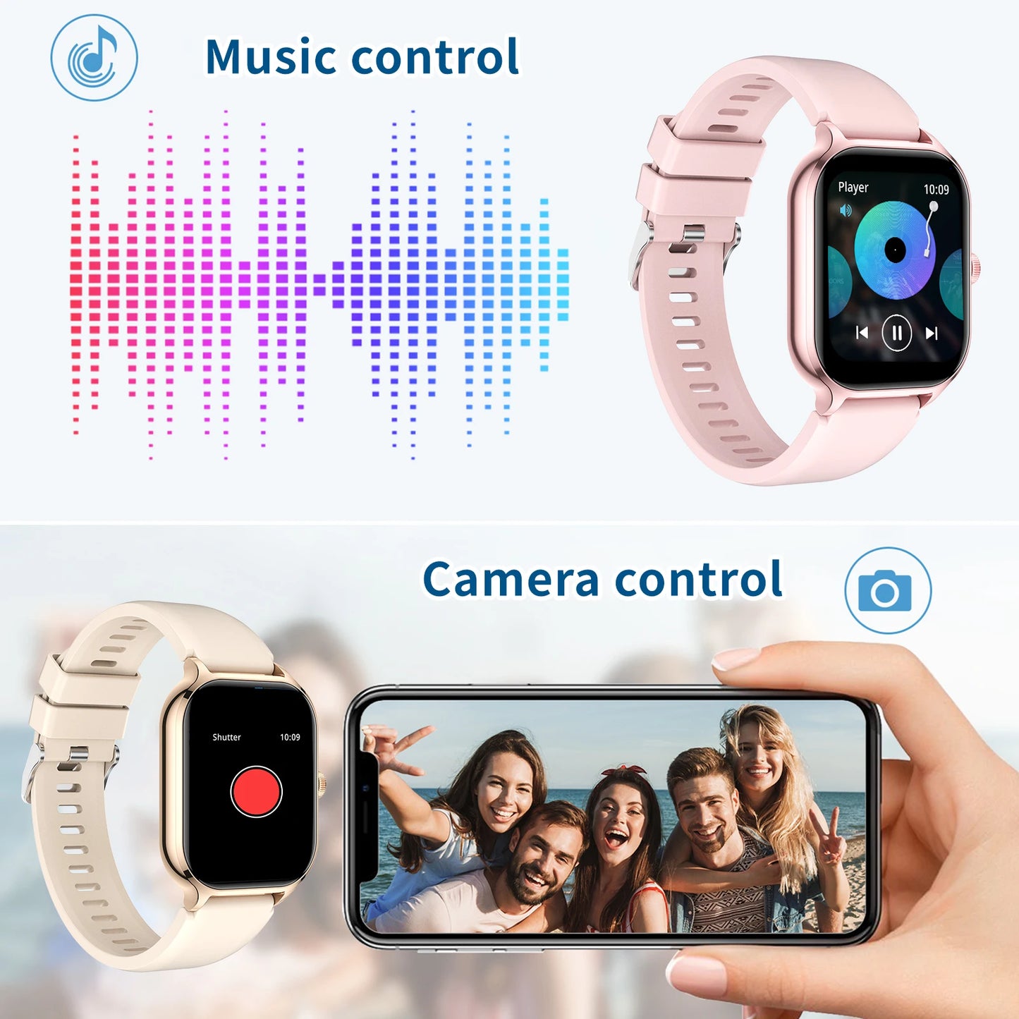 Smart Watch Wireless Calling Dial Sport Mode Fitness Monitor
