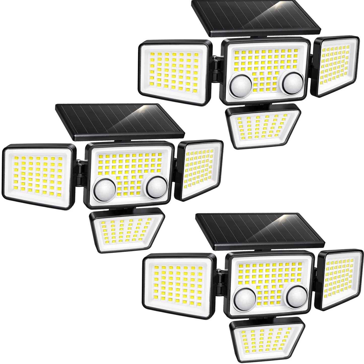 Solar Outdoor Lights - 3000LM 188 LED Motion Sensor Flood Security