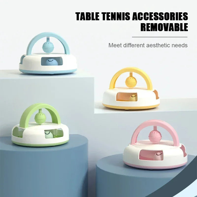 Gravity Table Tennis Cat Toy with Catnip Ball