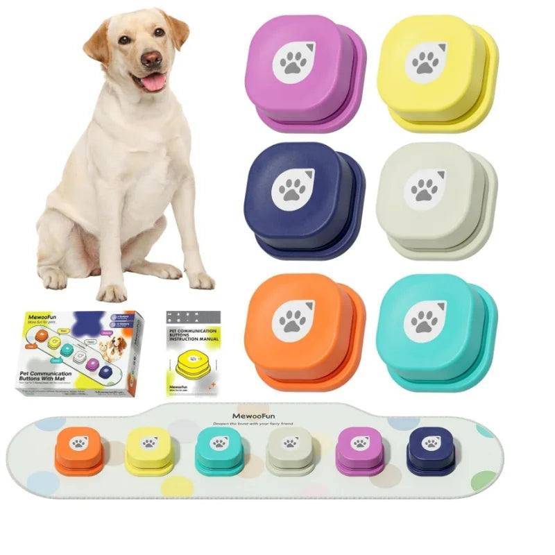 Interactive Dog Communication Buttons for Training and Fun