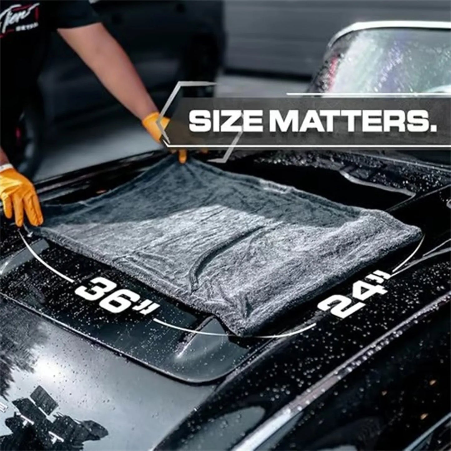 Super Absorbent Car Wash Towel For Streak Free Shine