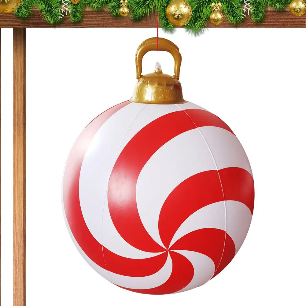 Inflatable Christmas Ball With LED Lights Remote Control